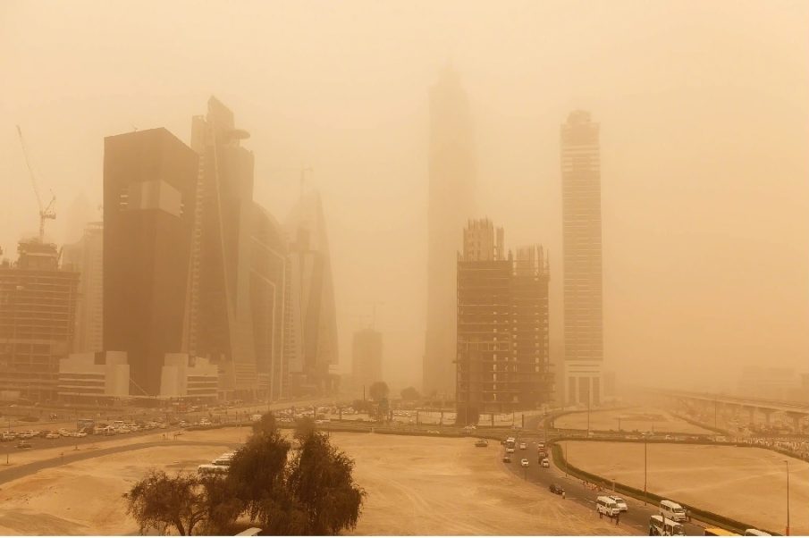 dusty weather